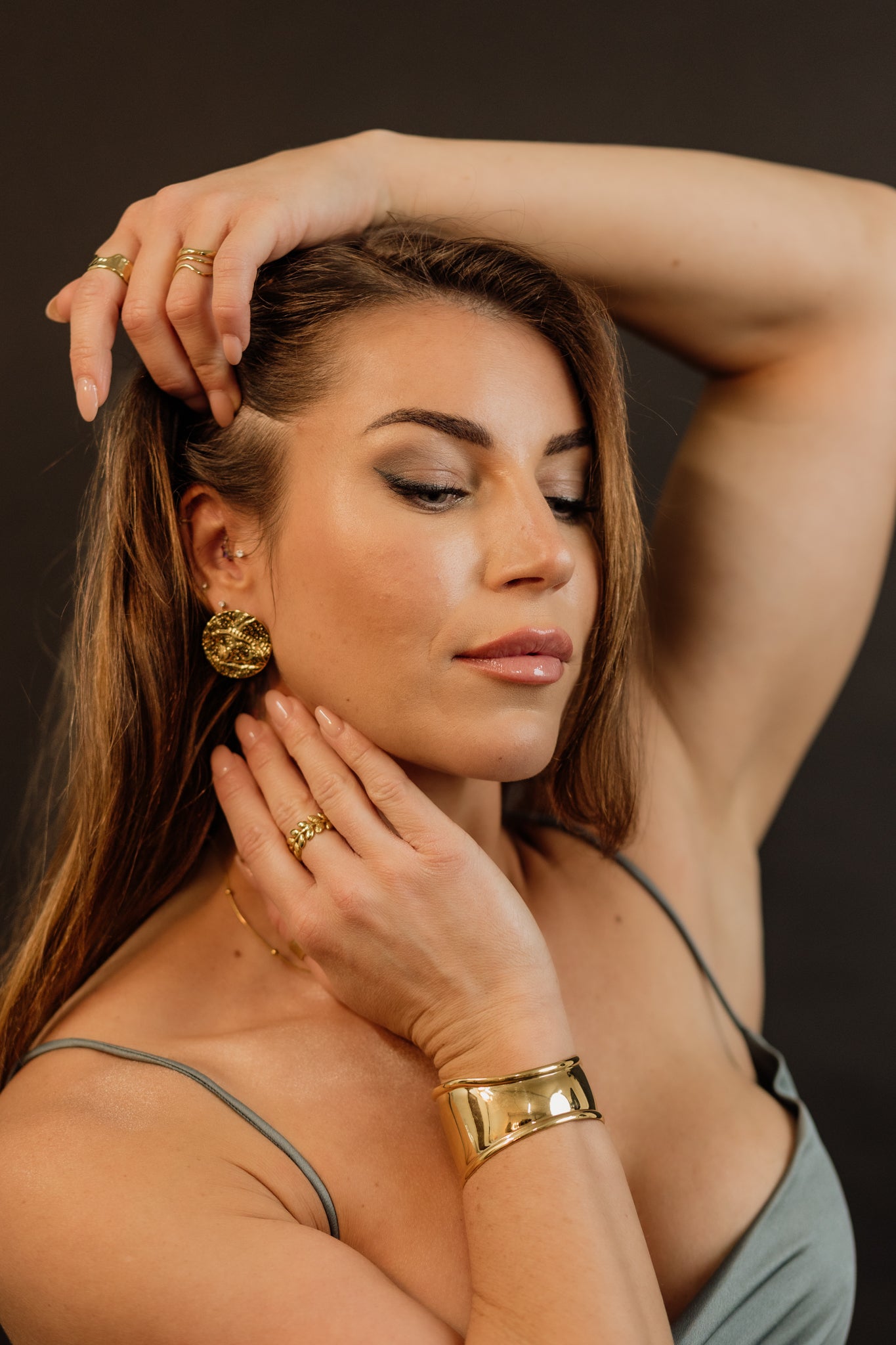 ROMAN COIN EARRINGS