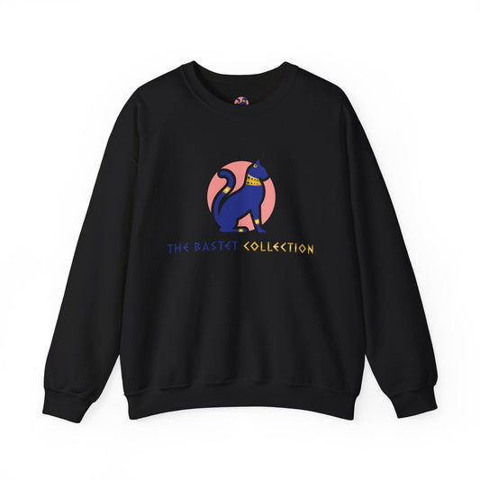 The Bastet Collection Sweatshirt - Cozy Unisex Crewneck, Perfect Gift for Cat Lovers, Fun Everyday Wear, Animal Lover Apparel, Cute Cat Design