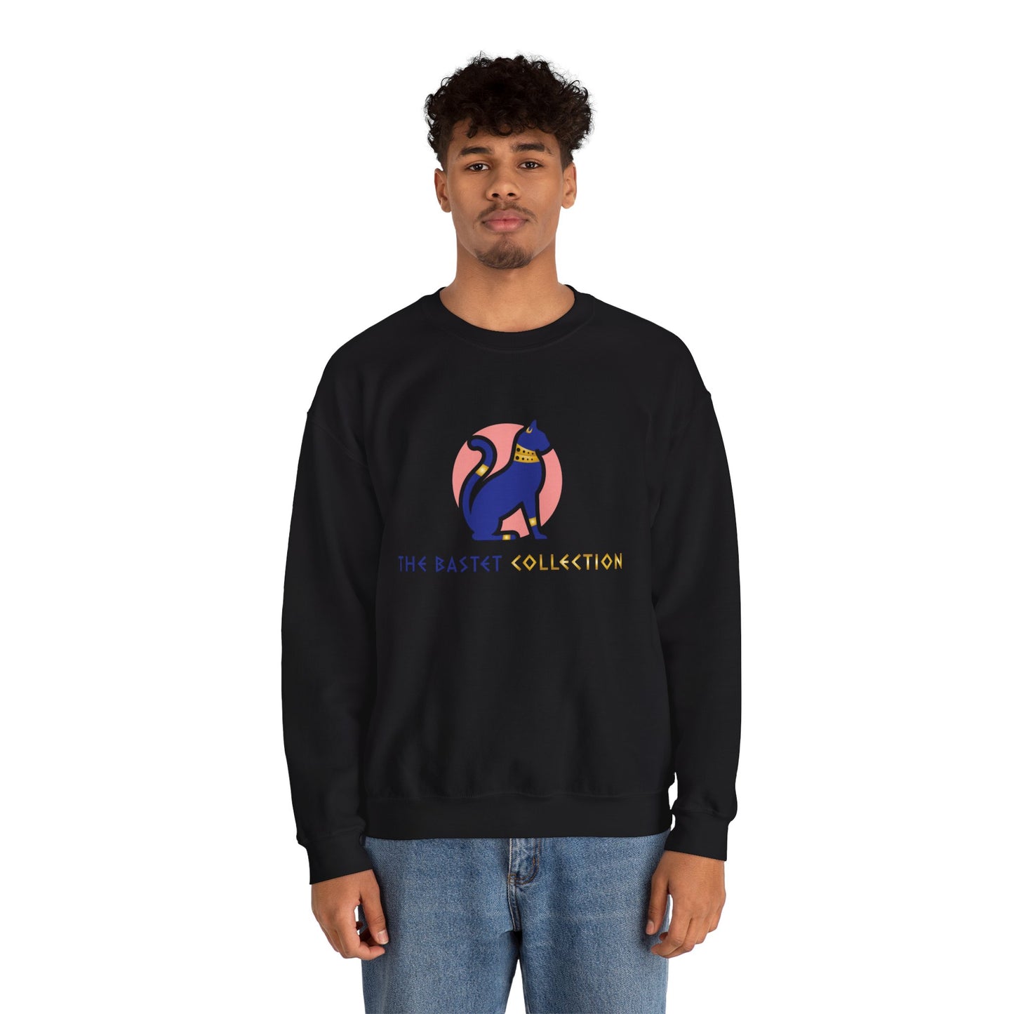 The Bastet Collection Sweatshirt - Cozy Unisex Crewneck, Perfect Gift for Cat Lovers, Fun Everyday Wear, Animal Lover Apparel, Cute Cat Design
