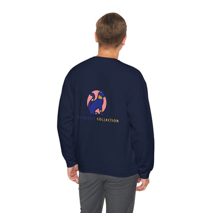 Whimsical Cat Sweatshirt - Cozy Unisex Crewneck, Perfect Gift for Cat Lovers, Fun Everyday Wear, Animal Lover Apparel, Cute Cat Design