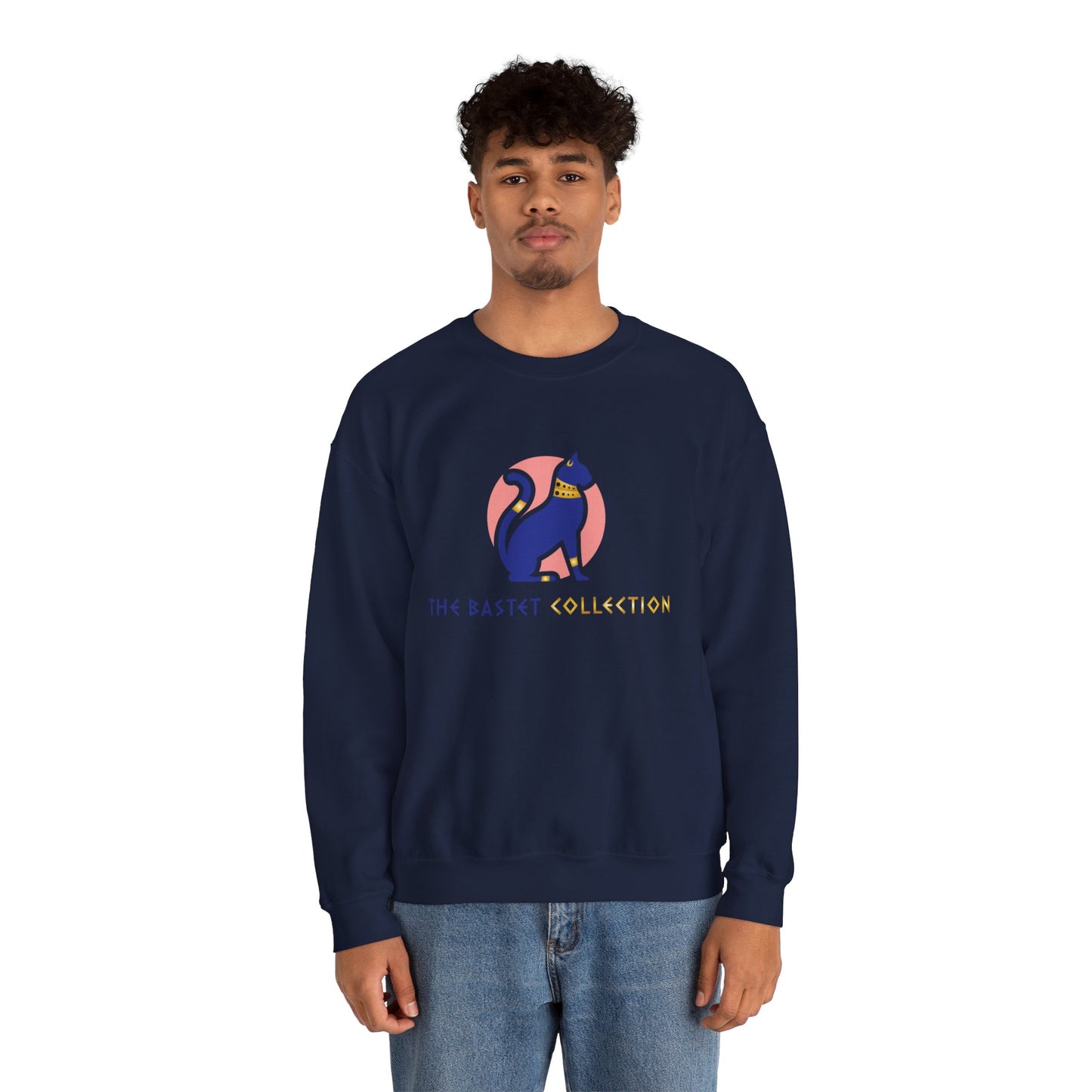 The Bastet Collection Sweatshirt - Cozy Unisex Crewneck, Perfect Gift for Cat Lovers, Fun Everyday Wear, Animal Lover Apparel, Cute Cat Design