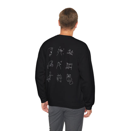 The Bastet Collection Sweatshirt - Cozy Unisex Crewneck, Perfect Gift for Cat Lovers, Fun Everyday Wear, Animal Lover Apparel, Cute Cat Design