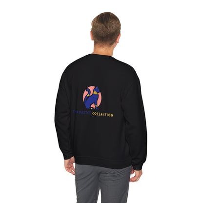 Whimsical Cat Sweatshirt - Cozy Unisex Crewneck, Perfect Gift for Cat Lovers, Fun Everyday Wear, Animal Lover Apparel, Cute Cat Design