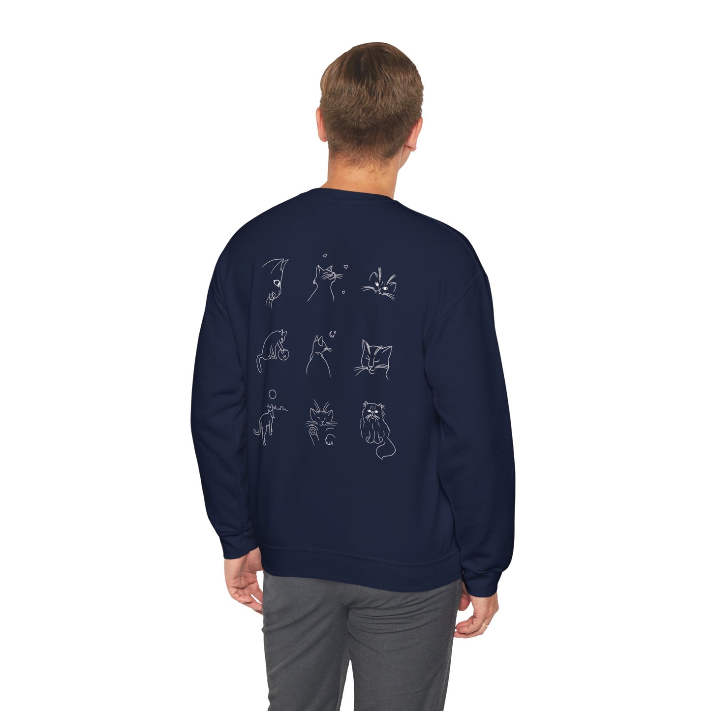 The Bastet Collection Sweatshirt - Cozy Unisex Crewneck, Perfect Gift for Cat Lovers, Fun Everyday Wear, Animal Lover Apparel, Cute Cat Design