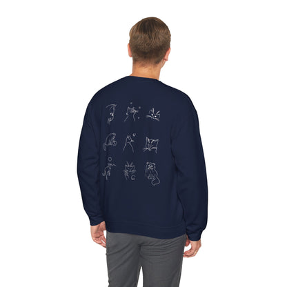 The Bastet Collection Sweatshirt - Cozy Unisex Crewneck, Perfect Gift for Cat Lovers, Fun Everyday Wear, Animal Lover Apparel, Cute Cat Design