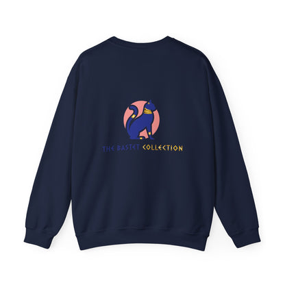 Whimsical Cat Sweatshirt - Cozy Unisex Crewneck, Perfect Gift for Cat Lovers, Fun Everyday Wear, Animal Lover Apparel, Cute Cat Design