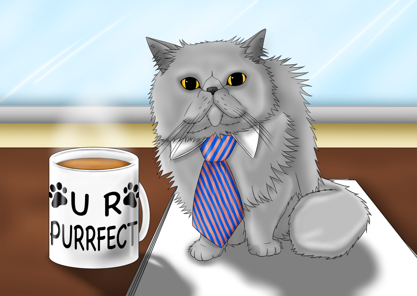 Work U R purrfect